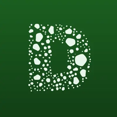 DNS, сеть супермаркетов цифровой техники и бытовой электроники, лого-визитка