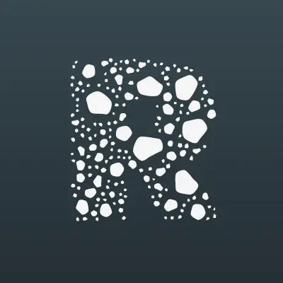 Релакс, студия цветов, лого-визитка